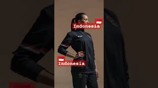 Jersey Team INDONESIA Olimpiade Paris 2024 #parisolympics2024 #teamindonesia