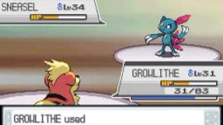 Pokemon Soul Silver Fourth Battle vs Rival Silver