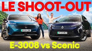 Peugeot E-3008 vs Renault Scenic. Who makes the better family SUV? | Electrifying