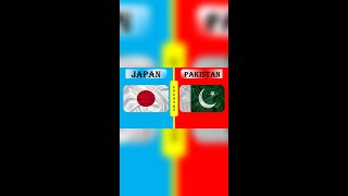 JAPAN vs PAKISTAN Military Power Comparison 2022 #shorts