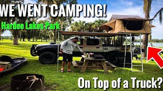 Truck Camping Hardee Lakes Park (First Camping Experience!)