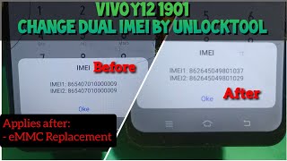 Change Dual IMEI Vivo Y12 Y15 1901 Using File Backup by Unlocktool @mobilecareid