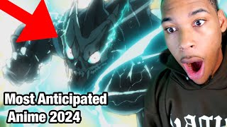 Top 10 Most Anticipated Anime of 2024- REACTION!!