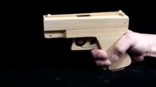 BLOW⇔BACK RUBBER BAND GUN　Glock type 　ブローバックするゴム銃　グロック・タイプ