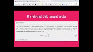 OpenStax Calculus 3 - 3.2 Calculus of Vector Valued Functions