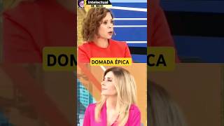 ESPAÑOLA ENAMORADA DE MILEI DOMA A PERIODISTA ZURDA. #argentina #españa #milei