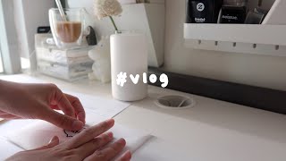 🐰VLOG 17 | Studio vlog | Preparing shop update for 3 days | Packing Etsy orders