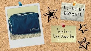 Ju-Ju-Be Be Small Packed as a Daily Diaper Bag