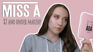 $2 and under makeup! | Full Face using SHOPMISSA | What is worth it? What is not?