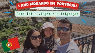 1 ANO EM PORTUGAL! Como foi nossa viagem com um criança pequena e como passamos na imigração