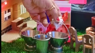 Miniature fridge With Restocking bucket Candy #miniature #tinyhouse #restock #shortsvideo