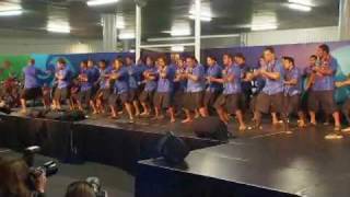 Samoa arrive for Rugby World Cup and perform Siva Tau