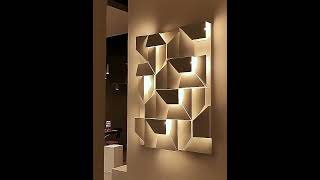 Modern Designer Creative Geometric Rhombus Wall Atmosphere Shadows Grand Square Sconce