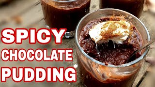 Spicy Mexican Chocolate Pudding - Christmas Recipe- Relaxing Aesthetic Cooking