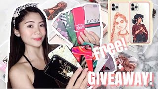 Unboxing Free Iphone Cases + Giveaway!| Lizzy Abujan