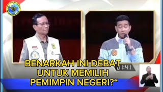 Benarkah ini Debat Untuk Memilih Pemimpin Negara, Apa Kata Dunia?