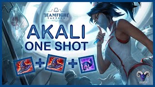 AKALI ONE SHOT whole enemy team, broken build - TFT Daisy