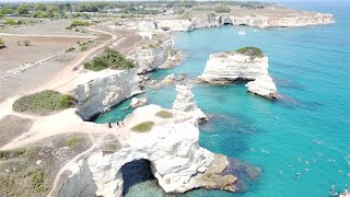 Puglia (II/IV): Grotta della Poesia, T. Sant'Andrea, T. dell'Orso, Baia dei Turchi, Otranto. 08.2024