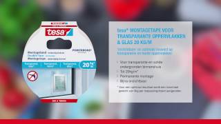 tesa® Montagetape voor Transparante oppervlakken & Glas 20 kg/m [77741]