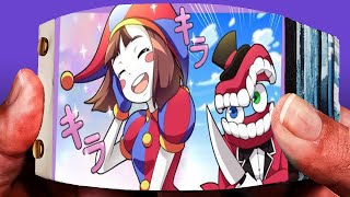 The Amazing Digital Circus  90's Retro Anime Opening FlipBook