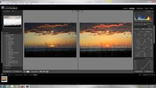 Sunset Editing - Lightroom 3 Edit Tutorial. Basic beginner lesson. Easy simple trick