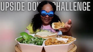 WEARING UPSIDE DOWN GLASSES WHILE ATTEMPTING TO EAT TACOS CHALLENGE by @StephLovesLove | @Shai.b