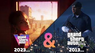 GRAND THEFT AUTO VI & GRAND THEFT AUTO V | 2013 & 2023