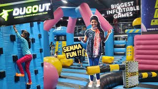 DUGOUT Inflatable games in Chennai | Dugout in Chennai | Biggest Inflatable games  | Velachery