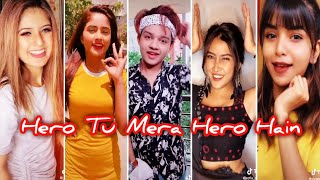 Hero Tu Mera Hero Hai Song Tik Tok Video | Viral TikTok Song | Riyaz, Nisha Guragain, Arishfa Khan