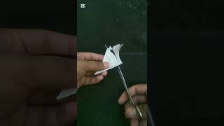 How to make simple & easy paper cutting ✂️ flower 🌺 | amazing paper craft | #shorts #you