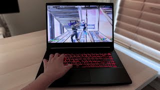 Fortnite But On Laptop Keyboard (Handcam)