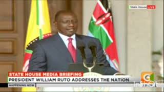 Breaking news!! president Ruto fires all his cabinet secretaries