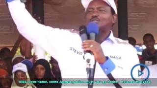 Kalonzo Musyoka - IEBC went home, come August Jubilee will too