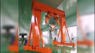 5ton 10ton 12ton 15ton 20ton electric self moving mobile portable gantry crane