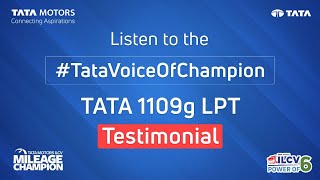 Tata 1109g LPT Testimonial by Mr. Mohit Jaitley- #VoiceofChampion