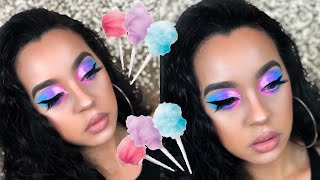 COTTON CANDY INSPIRED MAKEUP TUTORIAL 💖💜💙