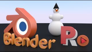 Blender. Перемещение, вращение, масштабирование, создание снеговика. Видеоурок №002. На русском.