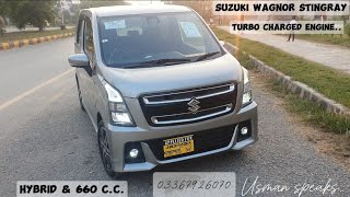 Suzuki wagon R stingray  | A detail review of the best hybrid 660.