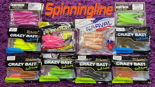 Распаковка силиконовых приманок из магазина Spinningline