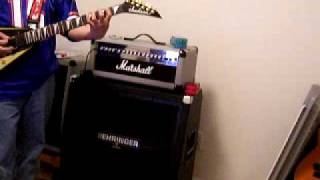 MARSHALL MG100HDFX, BEHRINGER 412S CAB, JACKSON RR3