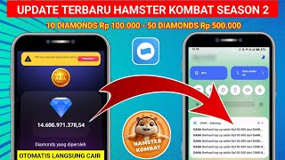 AKHIRNYA CAIR💵 BEGINI CARANYA MENCAIRKAN SALDO DIAMOND DARI HAMSTER KOMBAT LANGSUNG KE E-WALLET DANA