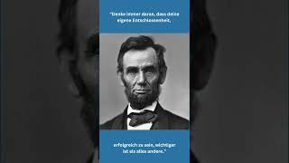 Abraham Lincoln Zitat (Company 4 You & Me ®)