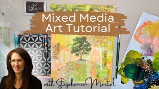 Mixed Media Art Tutorial: Fall Is Coming