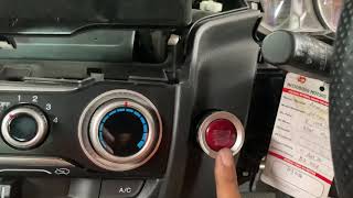 cara bongkar start button honda jazz RS tahun 2014 dan sejenis