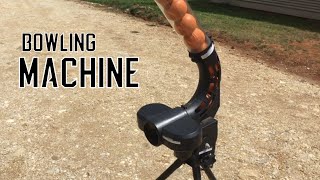 Playing Cricket with a Bazooka Bowling Machine