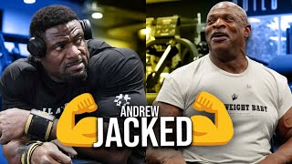 Ronnie Coleman TRAINS Andrew Jacked Days before the OLYMPIA