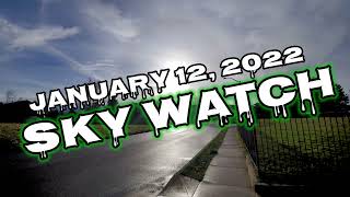 January 12, 2022 Sky Watch Documenting the White Out Skies