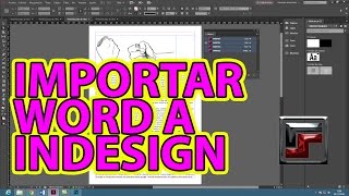 IMPORTAR  WORD A INDESIGN