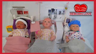 Silicone Reborn Baby Natalie has Surgery at the Reborn baby Hospital