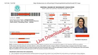 CTET Admit Card 2022 How To Download CTET Admit Card 2022 CTET Admit Card 2022